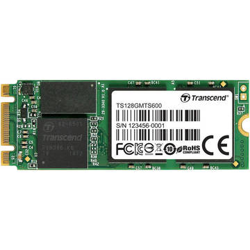 SSD Transcend MTS600, 128GB, M.2, SATA III 6Gb/s, MLC, Speed 540/170MB