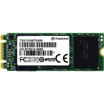 SSD Transcend MTS600, 512GB, M.2, SATA III 6Gb/s, MLC, Speed 5450/460MB
