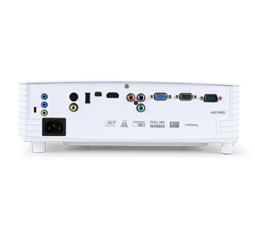 Videoproiector Acer Videoproiector H6518BD, DLP, Full HD 3D, 3200 ANSI, 20 000:1, 16:9