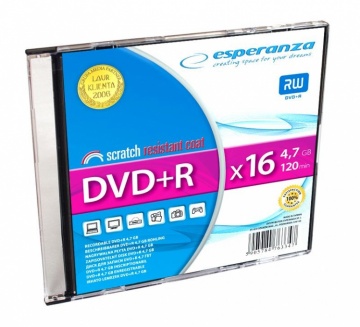 ESPERANZA DVD+R  16x,  4.7 GB, 1 bucata