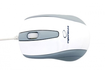 Mouse ESPERANZA EM115K, 800 dpi,  USB, Alb