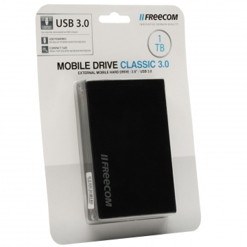 Hard disk extern Freecom Mobile Drive Classic, 1TB, 2.5 inch, USB 3.0