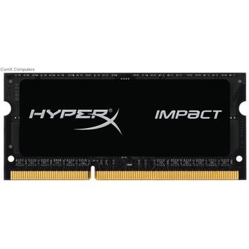 Memorie laptop Kingston HyperX Impact Black Series Memorie SODIMM DDR3L 1866Mhz  4GB CL11