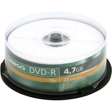 Omega DVD-R 16x, 4.7 GB, 25 bucati
