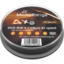 MediaRange DVD-RW 4x, 4.7 GB, 10 bucati