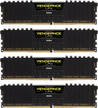Memorie Corsair Vengeance LPX, DDR4, 4 x 16GB, 2666 MHz, CL16, kit