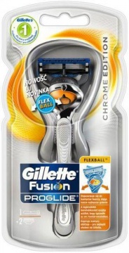 Aparat de barbierit GILLETTE Fusion Proglide Chrome manual Flexball 2 rezerve