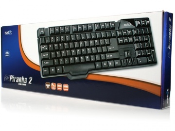 Tastatura Natec Piranha 2, USB 2.0, neagra, CZE