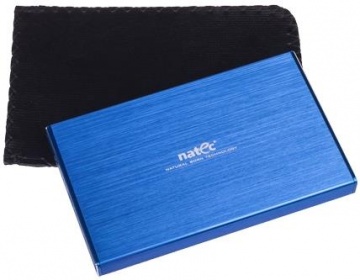 HDD Rack Natec Rhino LTD, 2.5 inch, SATA - USB 3.0, albastru