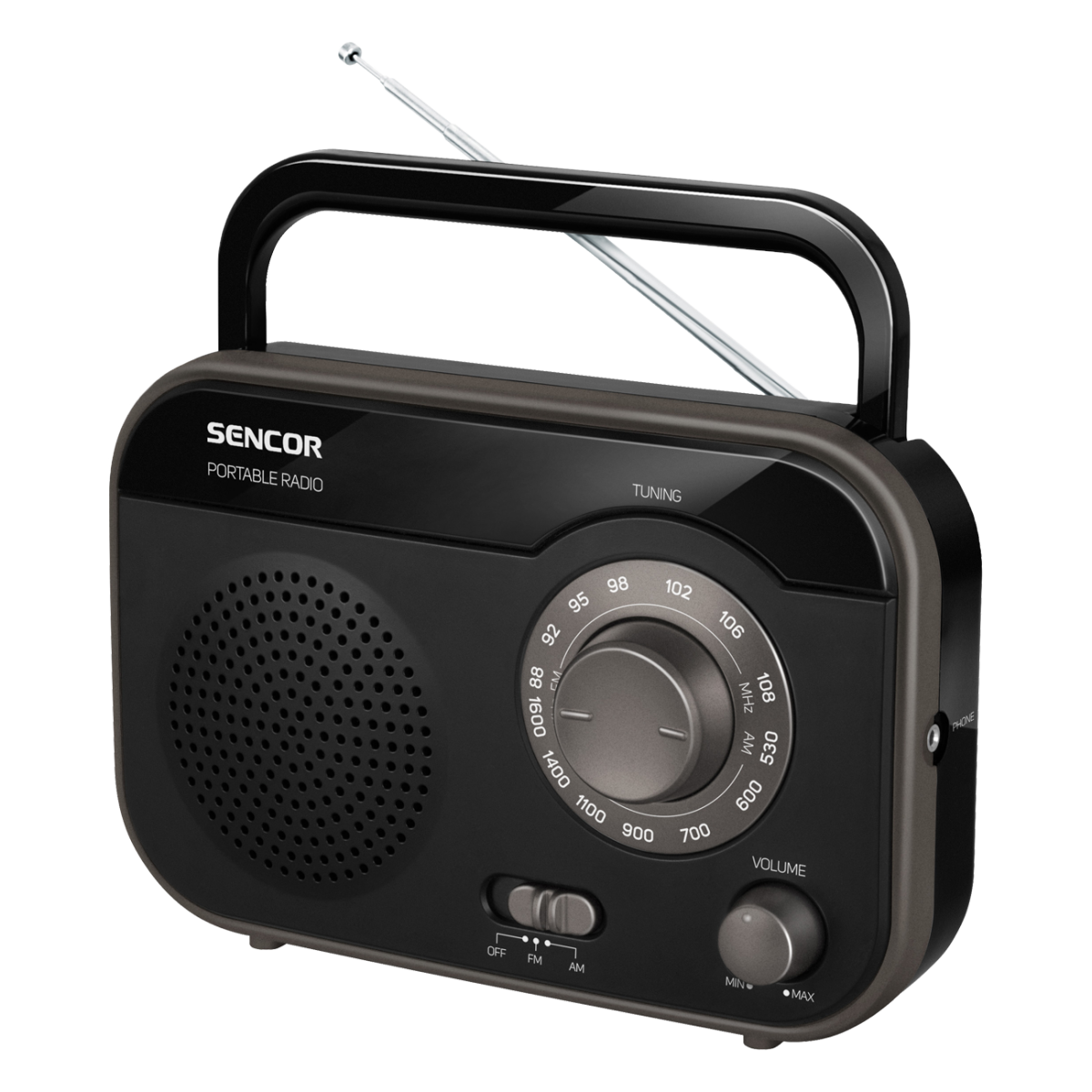 Aparat radio SRD210B, portabil, 1W RMS