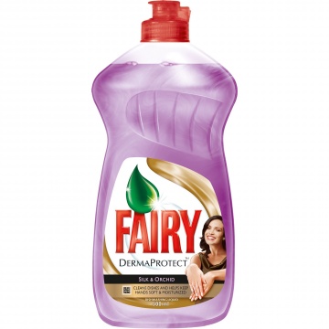 Fairy Detergent lichid pentru vase  DermaProtect Silk and Orchide, 500ml