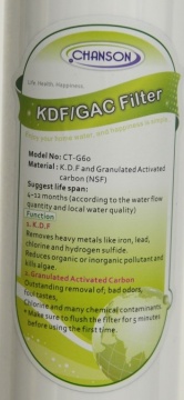 Chanson Filtru 3 in 1 Fibre PP KDF Carbon activ