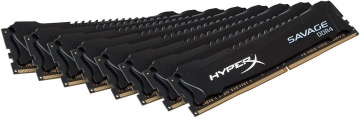 Memorie Kingston HyperX Savage, DDR4, 8 x 16 GB, 2666 MHz, CL15, kit