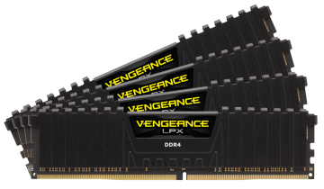 Memorie Corsair Vengeance LPX, DDR4, 4 x 4 GB, 3600 MHz, CL18, kit