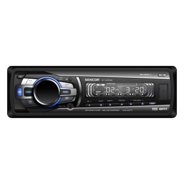 Sistem auto Sencor SCT4055MR, 1 DIN, AUX-in frontal; USB, card SD