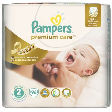 PAMPERS Scutece Premium Care 2 Jumbo Pack, 96 bucati