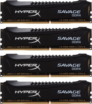 Memorie Kingston HyperX Savage, DDR4, 4 x 16 GB, 2666 MHz, CL15, kit