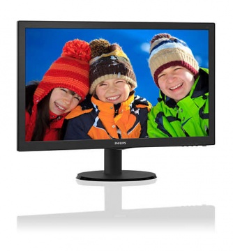 Monitor LED Philips 223V5LHSB2/00, Full HD, 16:9, 21.5 inch, 5 ms, negru