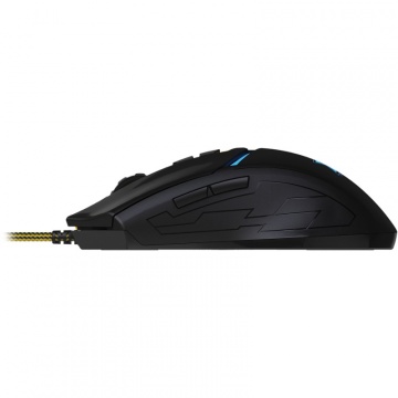 Mouse Serioux TORMOD ,USB ,optic ,4000dpi , negru / galben