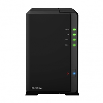 NAS Synology DS216play 0/2HDD, Dual Core Frecventa -1500 Mhz