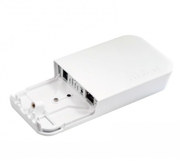 Router wireless MIKROTIK wAP RBwAP2nD Wall AP, 1xLAN, 2.4GHz 802.11b/g/n, PoE 802.3at - white