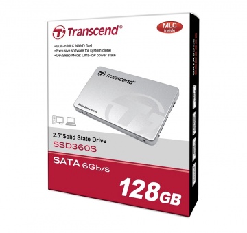 SSD Transcend 360S, 128GB, SATA III 6Gb/s, Speed 540/340MB