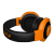 Casti Razer Kraken Mobile Gaming, stereo, cu microfon, portocalii