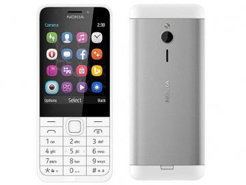 Telefon mobil Nokia 230, dual SIM, argintiu