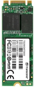 SSD Transcend  M.2 2260 SATA 6GB/s, 256GB, MLC (read/write; 550/320MB/s)