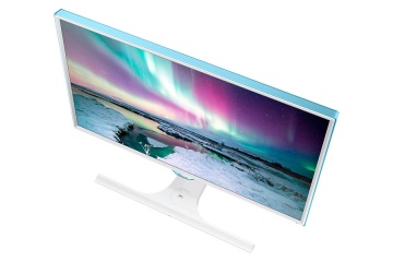 Monitor LED Samsung LS24E370DL, 16:9, 23.6 inch, 4 ms, alb