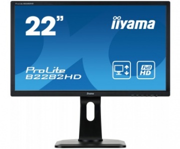 Monitor LED Iiyama ProLite B2282HD-B1, 21.5 inch, 16:9, 5 ms, negru
