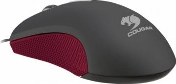 Mouse Cougar 230M, optic, USB, 3200 dpi, negru/ rosu