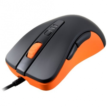 Mouse Cougar 300M, optic, USB, 4000 dpi, negru/ portocaliu