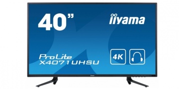 Monitor LED Iiyama ProLite X4071UHSU-B1, 39.5 inch, 16:9, 3 ms, negru