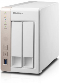 NAS QNAP TS-251-8G, 2 bay, 8 GB DDR3