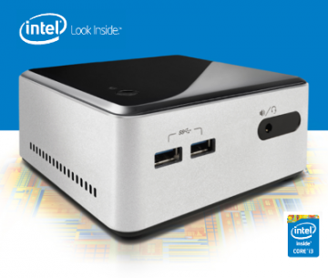 NUC kit D34010WYKH2, Intel Core i3-4010U, 1.7 GHz