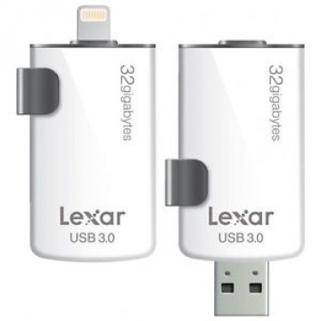 Memorie USB Lexar JumpDrive M20i Dual, 32 GB, USB 3.0/ mini USB