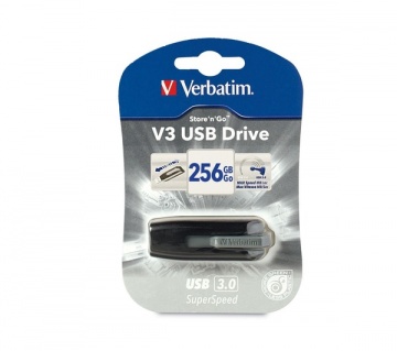 Memorie USB Verbatim V3, 256 GB, USB 3.0