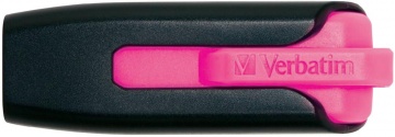 Memorie USB Verbatim V3, 32 GB, USB 3.0, negru/ roz