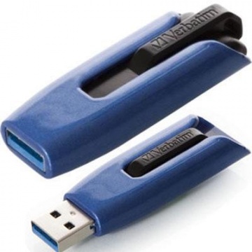 Memorie USB Verbatim V3, 16 GB, USB 3.0, albastru