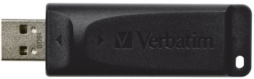 Memorie USB Verbatim Slider, 64 GB, USB 2.0, negru