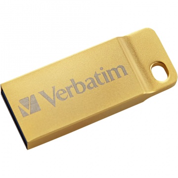 Memorie USB Verbatim Metal Executive, 16 GB, USB 3.0, auriu