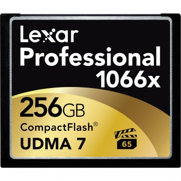 Card memorie Lexar CF256G, 1066x, Negru