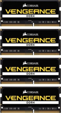 Memorie laptop Corsair Vengeance, DDR4, 4 x 16 GB, 2666 GHz, CL18, 1.2V, kit