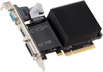 Placa video EVGA ,VGA ,GT710, 2GB ,DDR3 , DVI, HDMI ,passiv