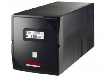 LESTAR UPS V-1000f ,1000VA/600W ,AVR ,2xIEC+2xFRENCH ,USB ,RJ 45