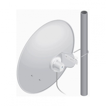 Antena wireless UBIQUITI PowerBeam M 18dBi 2.4GHz 802.11n MIMO 2x2 TDMA, 64MB RAM, PoE
