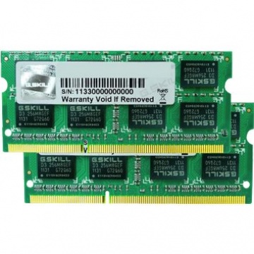 Memorie laptop G.Skill F3-1600C9D-8GSL, DDR3, 2 x 4 GB, 1600 GHz, CL9, 1.35V, kit