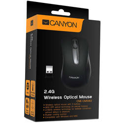 Mouse Canyon CNE-CMSW2, optic, USB, 800dpi, negru