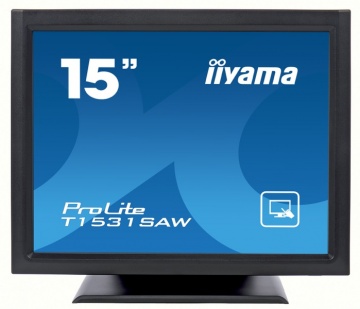 Monitor LED Iiyama ProLite T1531SAW-B3 Touch, 15 inch, 4:3, 8 ms, negru
